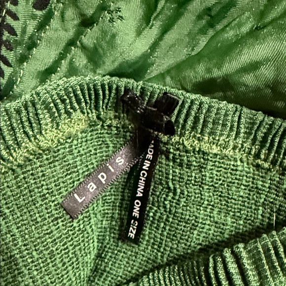 Lapis Full Skirt Textured Fabric - Picture 2 of 9